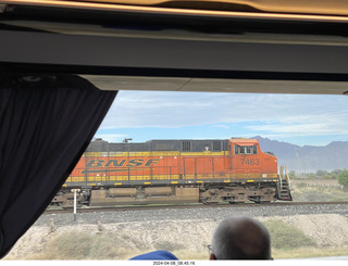 13 a24. Torreon - BNSF locomotive