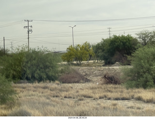 14 a24. Torreon - drive to eclipse site with cloudy skies