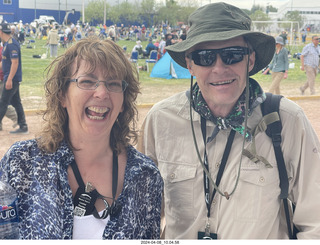 Torreon eclipse day - Deborah and David Marcus and Adam