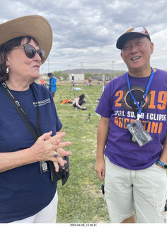 Torreon eclipse day - Deborah Marcus and Peter Lee