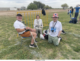 Torreon eclipse day - Adam, Gwyneth Hueter, Simon Maxfield