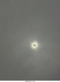 Torreon eclipse day - totality by iPhone (not too bad, actually)