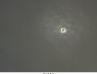 76 a24. Torreon eclipse day - totality by iPhone (not too bad, actually)