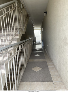 116 a24. our hotel walkway