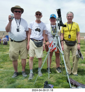 eclipse day - Michael Zuker, Howard Simkover, Adam, Ken Fisher