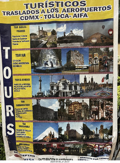 112 a24. hotel sign for taxis and tours