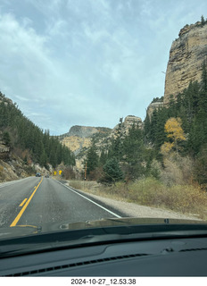 drive from Bryce Canyon to Ceder City
