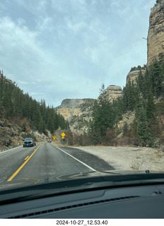 drive from Bryce Canyon to Ceder City