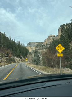 drive from Bryce Canyon to Ceder City