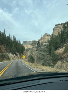 drive from Bryce Canyon to Ceder City