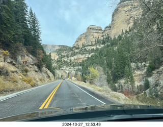 drive from Bryce Canyon to Ceder City