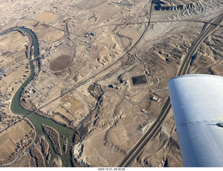 aerial - Utah - Thompson - uranium storage