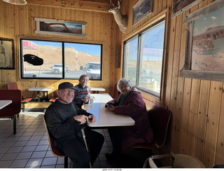 Utah - Hanksville - lunch Adam, Tyler, Susan Wells