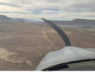 53 a2c. aerial - Utah - Neilson Wash airstrip