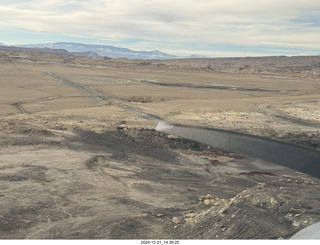 aerial - Utah - Factory Butte airstrip