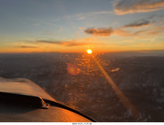 108 a2c. aerial - Utah sunset