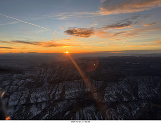 112 a2c. aerial - Utah sunset