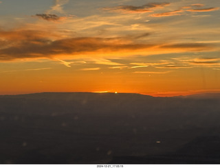 115 a2c. aerial - Utah sunset