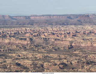 aerial - Utah - Canyonlands National Park Maze