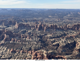 aerial - Utah - Canyonlands National Park Maze