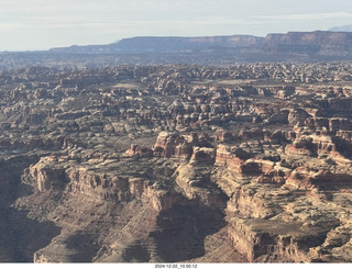 aerial - Utah - Canyonlands National Park Maze