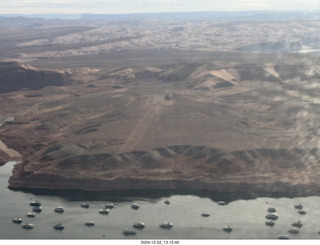 aerial - Utah - Halls Crossing airstrip (closed)