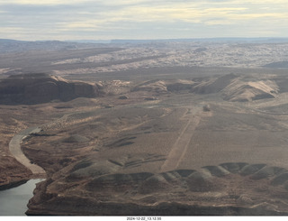 55 a2c. aerial - Utah - Halls Crossing airstrip (closed)