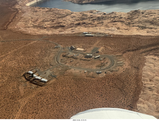 aerial - Utah - Halls Crossing airstrip (closed)