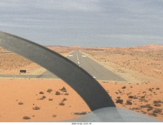 92 a2c. aerial - Utah - landing at Cal Black Airport (U96)