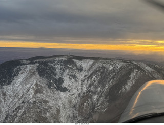 126 a2c. aerial - Utah - top of Navajo Mountain