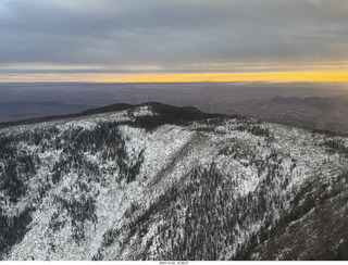 129 a2c. aerial - Utah - top of Navajo Mountain