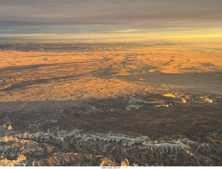 134 a2c. aerial - Arizona sunset