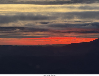 138 a2c. aerial - Arizona sunset