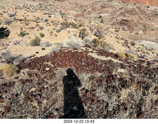 Utah - Wee Hope Mine airstrip - Tyler's exploration pictures - shadow