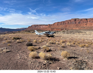 Utah - Wee Hope Mine airstrip - Tyler's exploration pictures - shadow