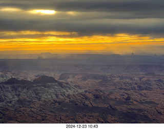 234 a2c. aerial - Utah sunset