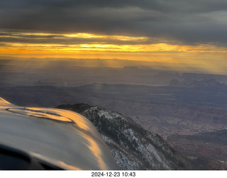 244 a2c. aerial - Utah sunset