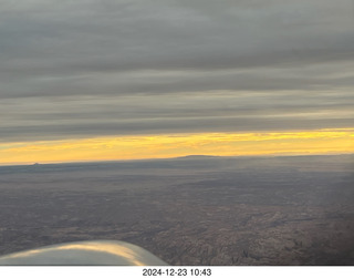 aerial - Utah sunset