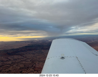 aerial - Arizona sunset