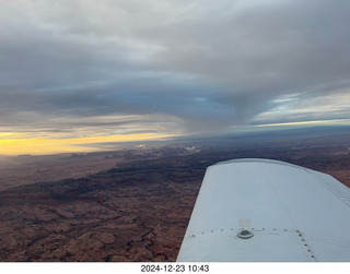 aerial - Arizona sunset