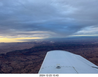 aerial - Arizona sunset