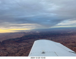 256 a2c. aerial - Arizona sunset