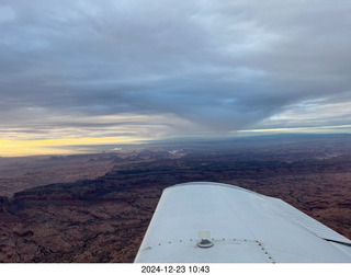 aerial - Utah sunset