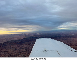 aerial - Arizona sunset