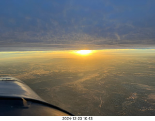 259 a2c. aerial - Arizona sunset