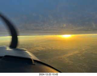 aerial - Arizona sunset