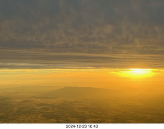 262 a2c. aerial - Arizona sunset