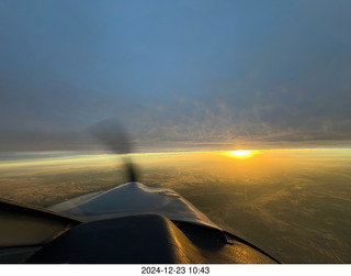 aerial - Arizona sunset