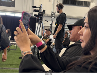 NPC Valley of the Sun Championships - Wings of Strength show - Olga taking a video