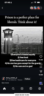 Prison for liberals